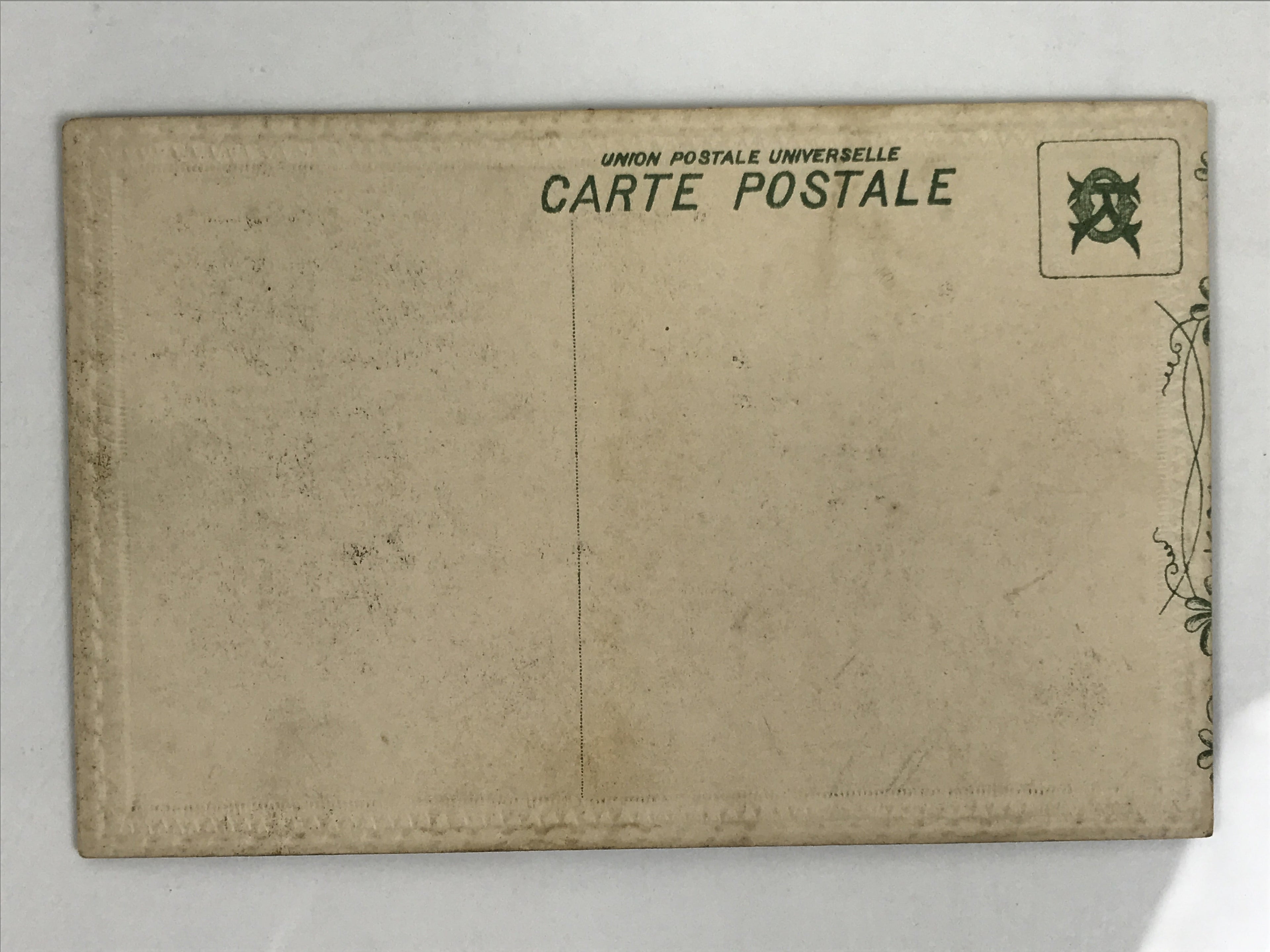 Antique Japanese Postcard Imperial Rescript Education C1900 Meiji Black PC125