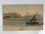 Antique Japanese Postcard Military Navy Ship Takachiho Cruiser Paper Color PC87