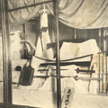 Antique Japanese Postcard Nagoya Health Exhibition C1920 Emperor Swords PC134