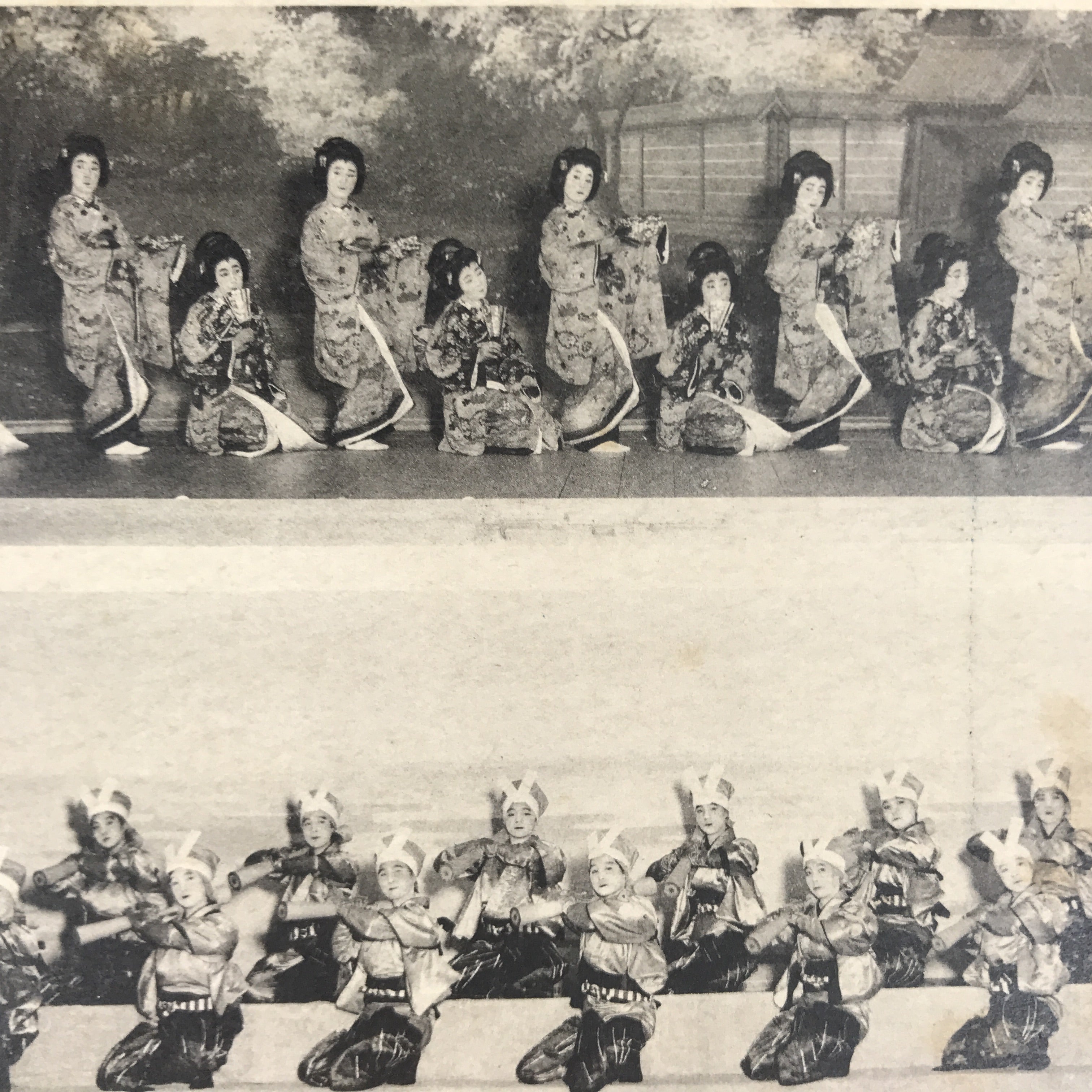Antique Japanese Postcard Nagoya Health Exhibition C1920 Nihon Buyo Dance PC132