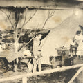 Antique Japanese Postcard Nagoya Health Exhibition C1920 Red Cross Panel PC130