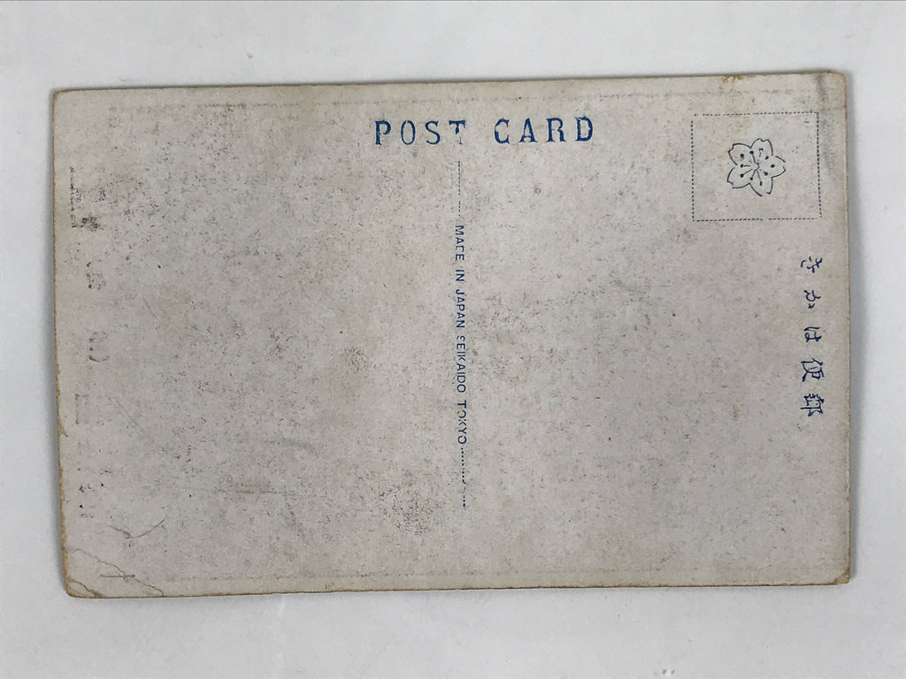 Antique Japanese Postcard Sumo Wrestler Nishikinada Koji Black White PC103
