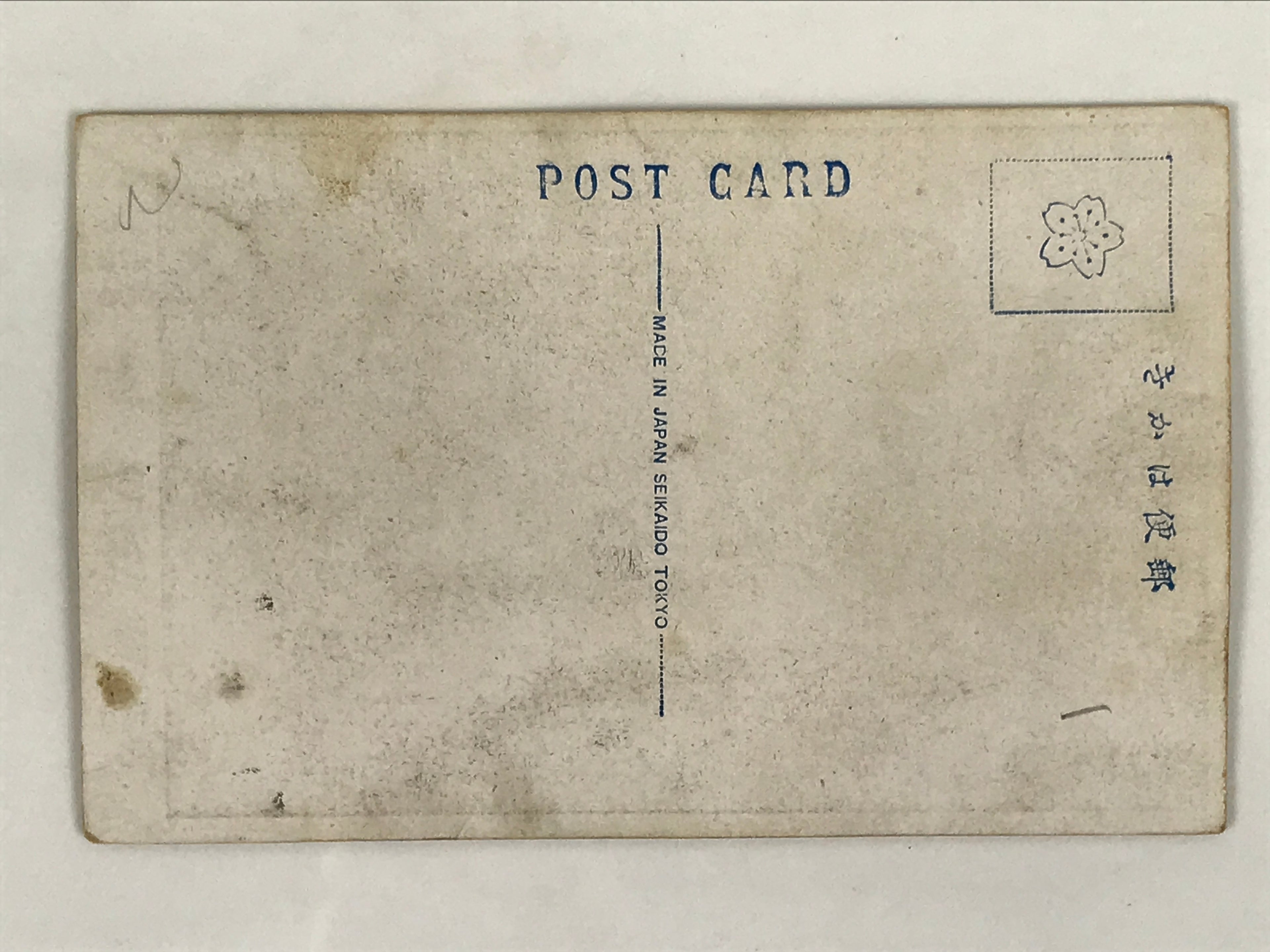 Antique Japanese Postcard Sumo Wrestler Taroyama Yukichi Black White PC104