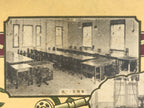 Antique Japanese Postcard Teikoku Databank Building Completion C1910 Black PC123