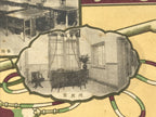 Antique Japanese Postcard Teikoku Databank Building Completion C1910 Black PC123