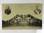 Antique Japanese Russo-Japanese War Victory Postcard Navy Admirals Paper BW PC78