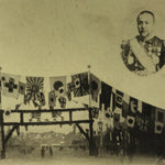 Antique Japanese Russo-Japanese War Victory Postcard Navy Admirals Paper BW PC78