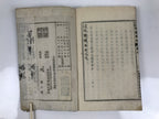 Antique Japanese School Textbook Comprehensive Reading Book C1890 Meiji HN40