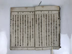 Antique Japanese School Textbook Comprehensive Reading Book C1900 Meiji HN36