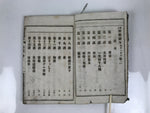 Antique Japanese School Textbook Comprehensive Reading Book C1900 Meiji HN36