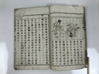 Antique Japanese School Textbook Official Reading Book C1900 Meiji Green HN34
