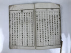 Antique Japanese School Textbook Official Reading Book C1900 Meiji Green HN34