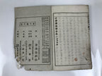 Antique Japanese School Textbook Official Reading Book C1900 Meiji Green HN34