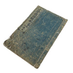 Antique Japanese School Textbook Official Reading Book C1900 Meiji Green HN35