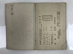 Antique Japanese School Textbook Official Reading Book C1910 Meiji Black BA43