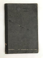 Antique Japanese School Textbook Official Reading Book C1910 Meiji Black BA43