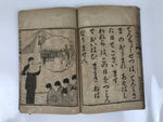 Antique Japanese School Textbook Religious Education Moral Book C1900 Meiji HN37