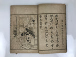 Antique Japanese School Textbook Religious Education Moral Book C1900 Meiji HN37
