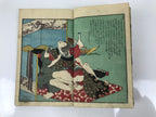 Antique Japanese Shunga Ukiyoe Erotic Art Book Woodblock Print Kimono Edo FL398