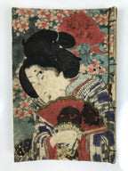 Antique Japanese Shunga Ukiyoe Erotic Art Book Woodblock Print Kimono Edo FL401