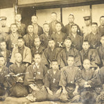 Antique Japanese Taisho C1921 Boys School Group Photograph Kimono Sepia PH89
