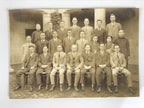 Antique Japanese Taisho Group School Staff Photograph Business Sepia Tone PH61