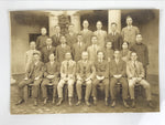 Antique Japanese Taisho Group School Staff Photograph Business Sepia Tone PH61