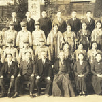 Antique Japanese Taisho School Class Photograph Group Student Uniform Sepia PH65