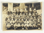 Antique Japanese Taisho School Photograph Group Student Hakama Black White PH120