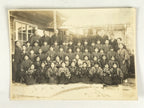 Antique Japanese Taisho School Photograph Student Hakama Uniform Sepia PH126