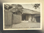 Antique Japanese Taisho Traditional Home Photograph Ie Genkan Black White PH23