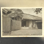 Antique Japanese Taisho Traditional Home Photograph Ie Genkan Black White PH23