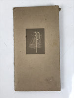 Antique Japanese Taisho Young Woman Portrait Photograph Kimono Hakama Sepia PH42