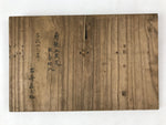Antique Japanese Wood Lid Buddhist Altar Item Storage Box Inside 11x41x25cm X66
