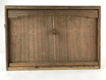 Antique Japanese Wood Lid Buddhist Altar Item Storage Box Inside 11x41x25cm X66