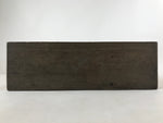 Antique Japanese Wood Lid Buddhist Altar Item Storage Box Inside 11x41x25cm X66