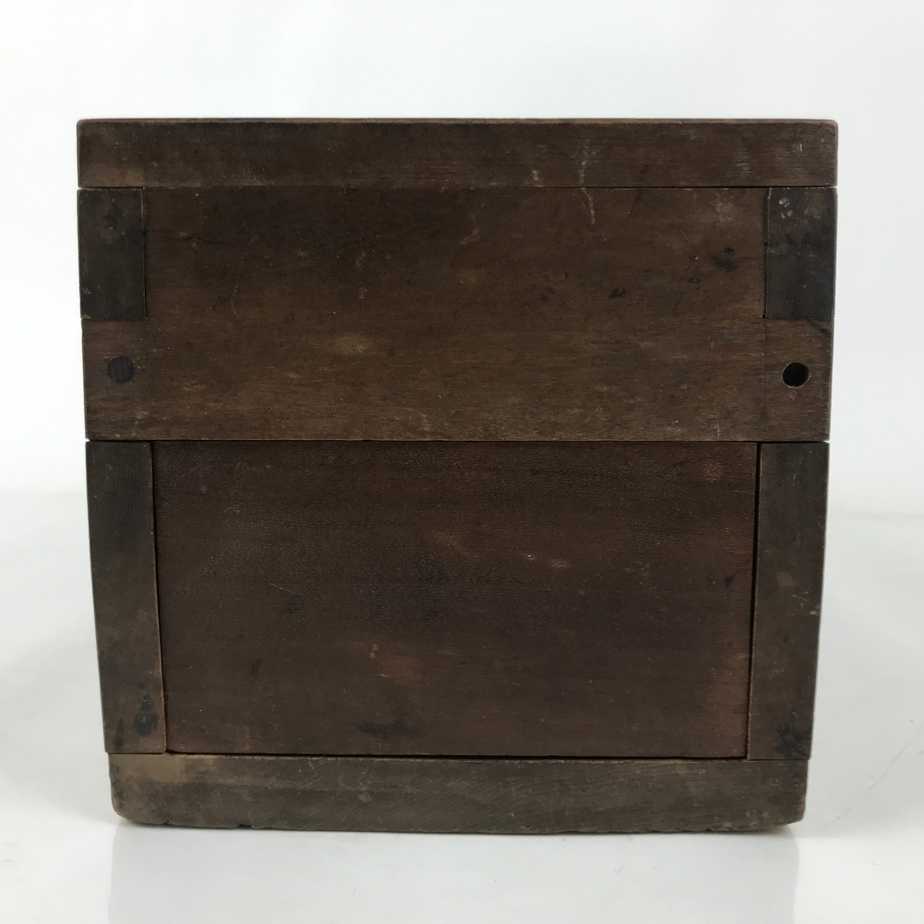 Antique Japanese Wooden Cash Box Chest Zenibako Kinko Safe Lockbox 1 Drawer X148