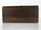 Antique Japanese Wooden Cash Box Chest Zenibako Kinko Safe Lockbox 1 Drawer X148