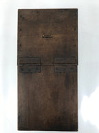 Antique Japanese Wooden Cash Box Chest Zenibako Kinko Safe Lockbox 1 Drawer X148