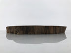 Antique Japanese Wooden Flower Vase Stand Unique Kadai Board Ikebana Brown WT599