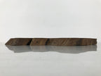 Antique Japanese Wooden Flower Vase Stand Unique Kadai Board Ikebana Brown WT599