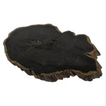 Antique Japanese Wooden Flower Vase Stand Unique Kadai Board Ikebana Brown WT599