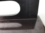 Antique Japanese Wooden Lacquered Low Table Brown Serving Tray Ozen Square L496