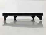 Antique Japanese Wooden Lacquered Low Table Red Black Serving Tray Ozen L497