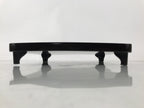 Antique Japanese Wooden Lacquered Low Table Red Black Serving Tray Ozen L497