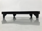 Antique Japanese Wooden Lacquered Low Table Red Black Serving Tray Ozen L497