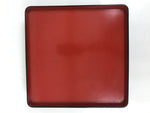 Antique Japanese Wooden Lacquered Low Table Red Black Serving Tray Ozen L497