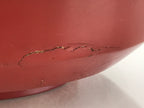 Antique Japanese Wooden Lacquerware Lidded Snack Bowl Kashiki Tea Ceremony UR946