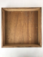 Antique Japanese Wooden Lidded Large Plate Storage Box Inside 38.5x39x5cm X67