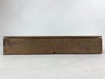 Antique Japanese Wooden Lidded Large Plate Storage Box Inside 38.5x39x5cm X67